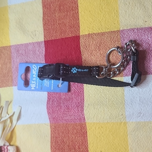 New chain Martindale dog collar xsmall black - Picture 1 of 3